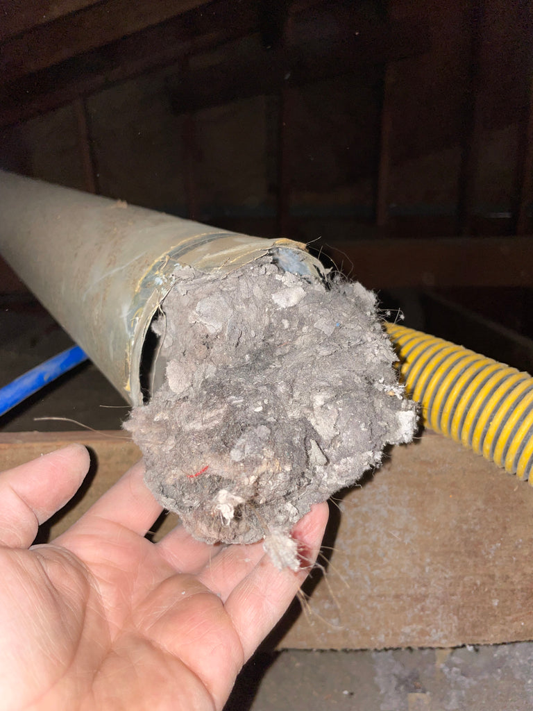 a clogged dryer vent in orange county 